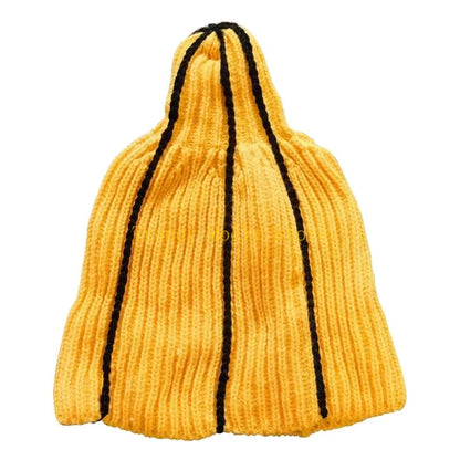 N5KB Amusing Banana Face Cover Balaclava Hat Warm Acrylic Knitted for Adults Teens Winter Sports Costume Parties Gifts